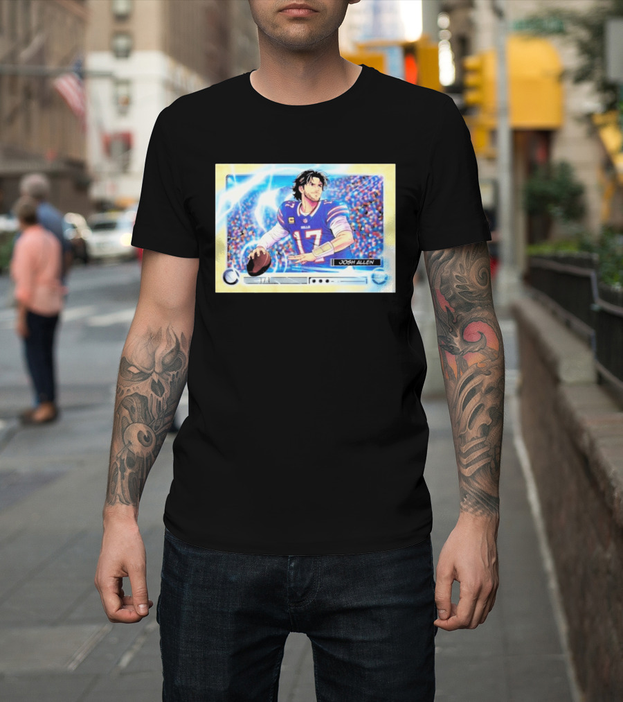 Josh Allen 1 Of 1 Anime Superfractor 2026 Bowman Football Card T-Shirt