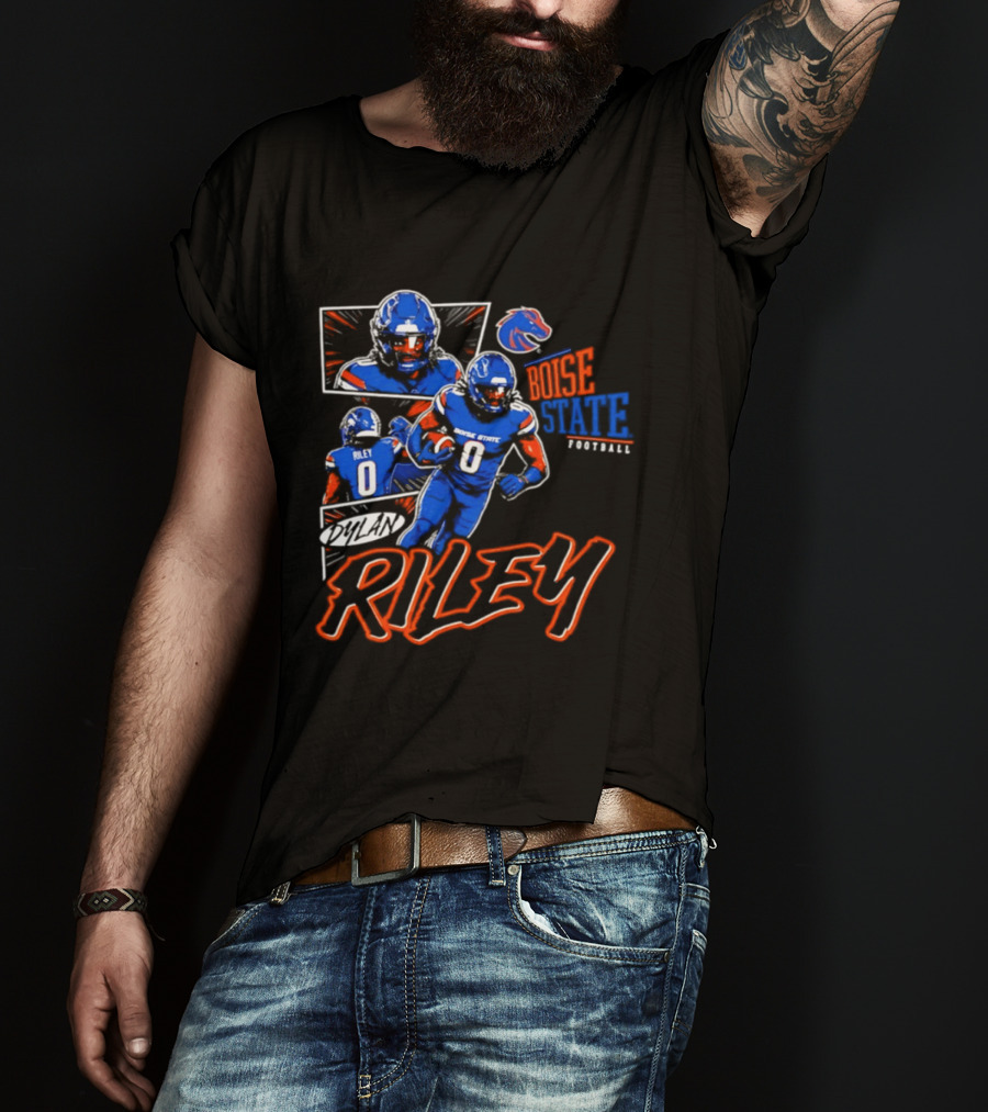 Boise State Broncos Football Riley Comic Book T-Shirt