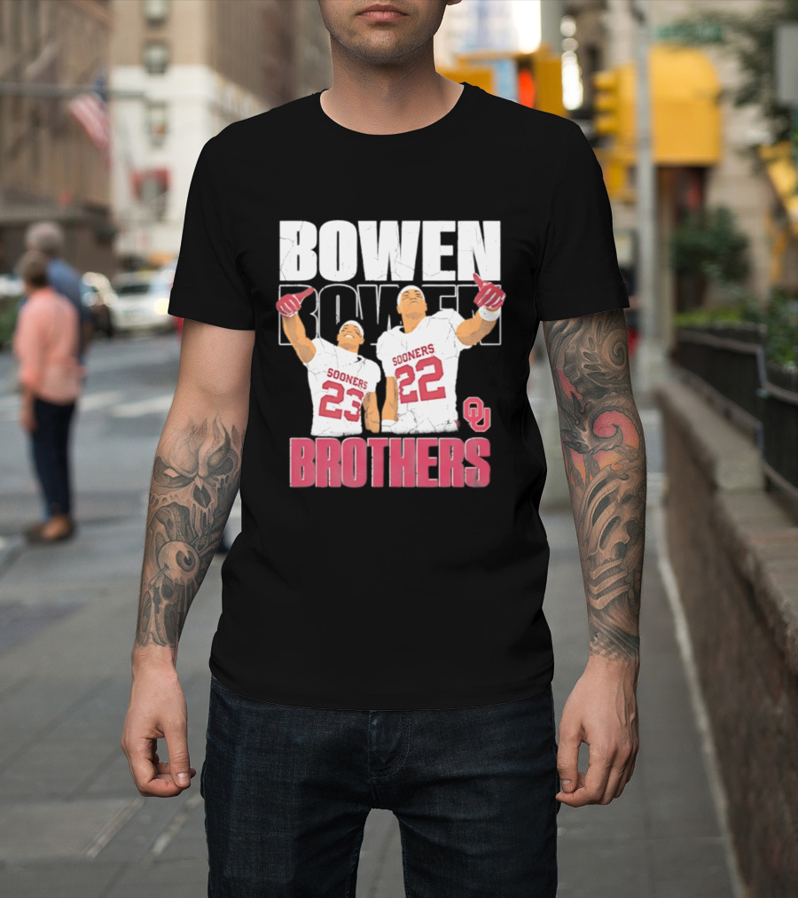 Bowen Brothers Sooners NCAA Football OU T-Shirt