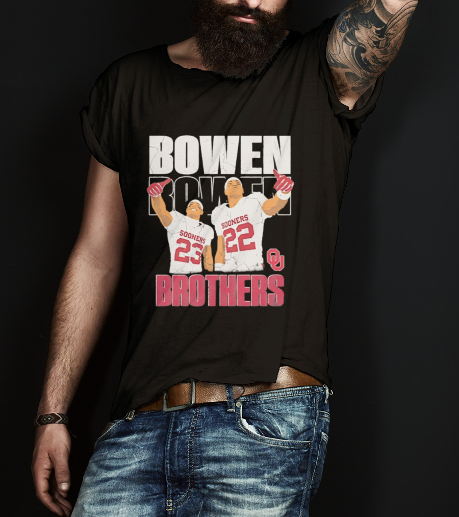 Bowen Brothers Sooners NCAA Football OU T-Shirt