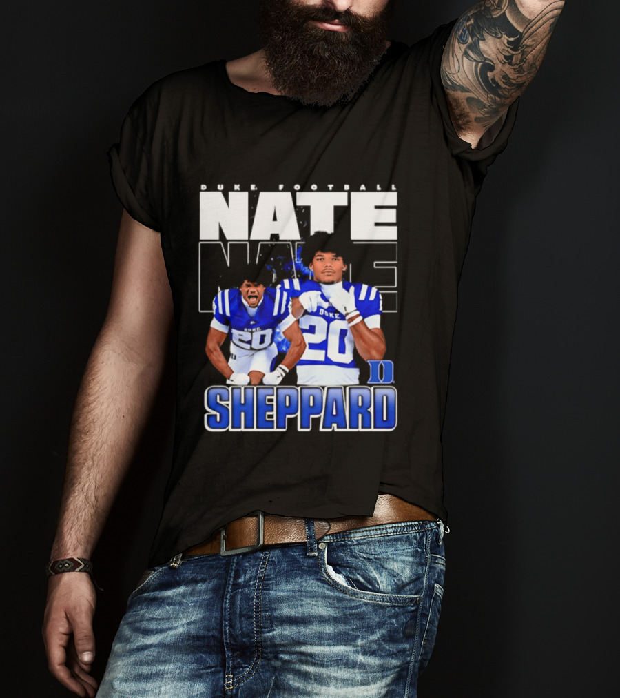 Super Football Nate Sheppard Duke Blue Devils 90s T-Shirt