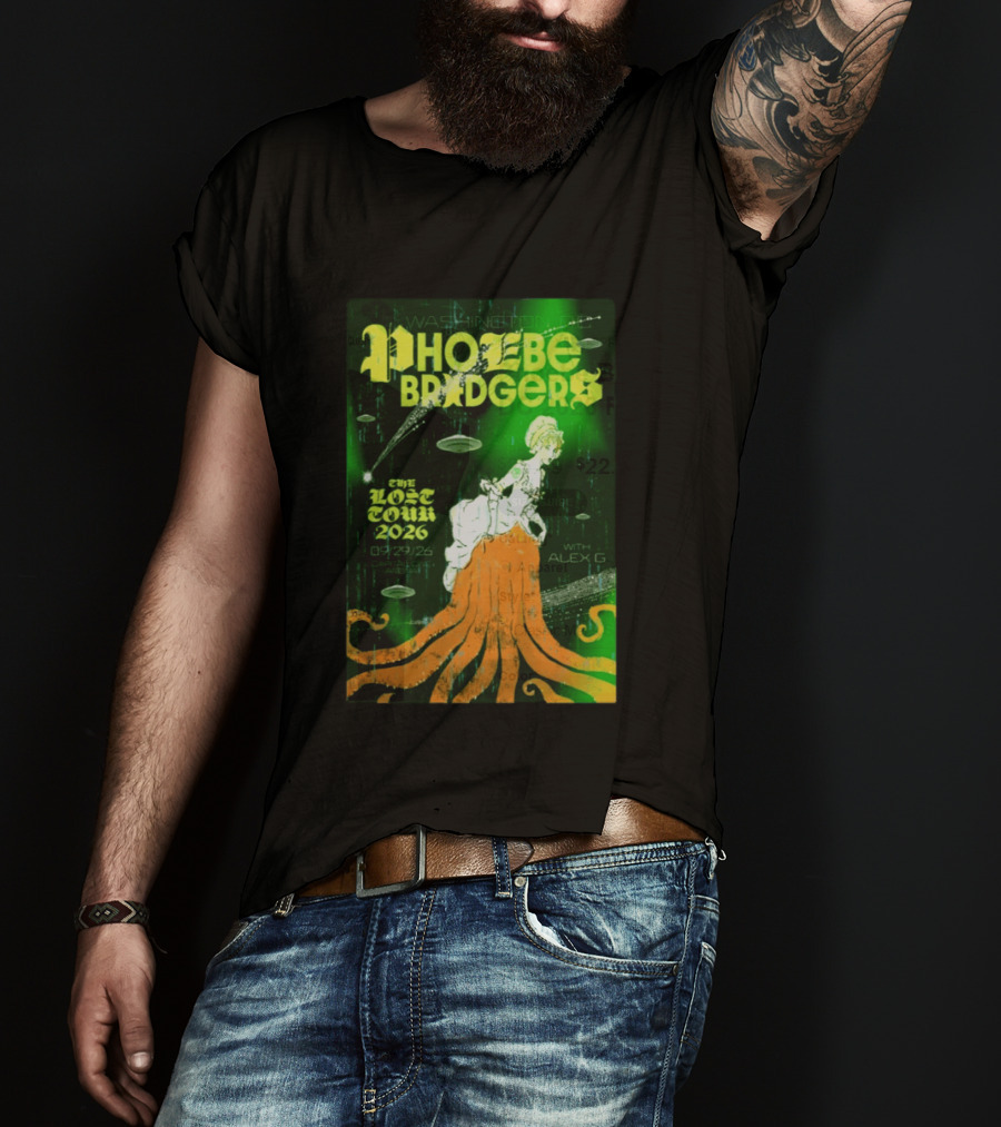 Phoebe Bridgers The Lost Tour 2026 Washington DC 09/29/26 With Alex G T-Shirt