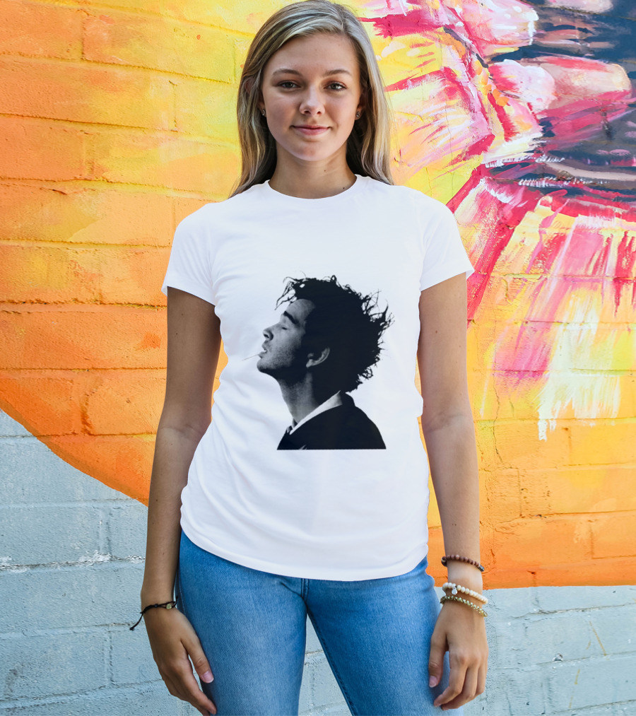 Matty Healy The 1975 Indie Rock Alternative Silhouette Smoking T-Shirt