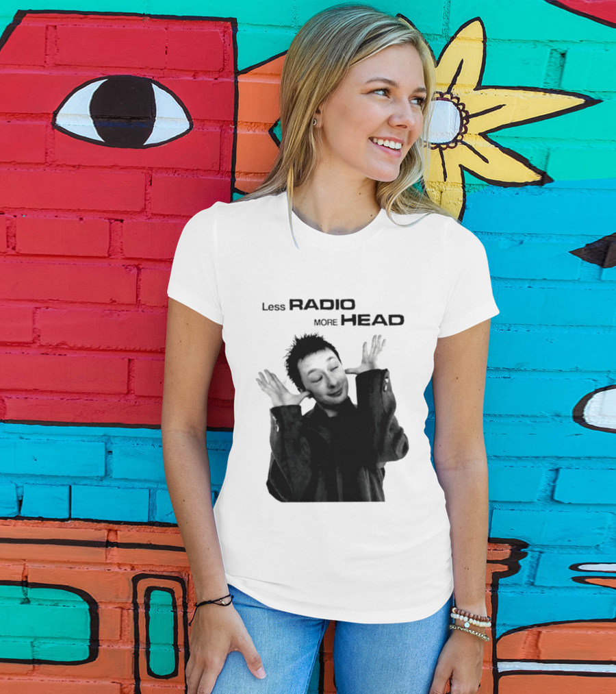 Thom Yorke Less Radio More Head Radiohead T-Shirt