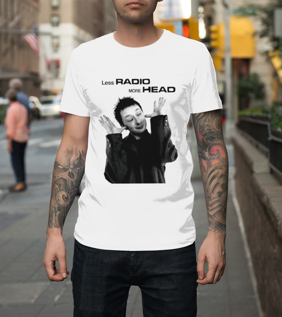 Thom Yorke Less Radio More Head Radiohead T-Shirt