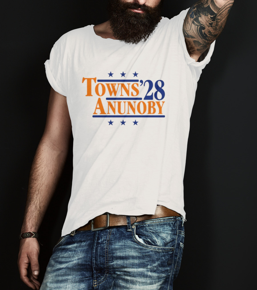 Towns Anunoby 28 New York Knicks Stars T-Shirt
