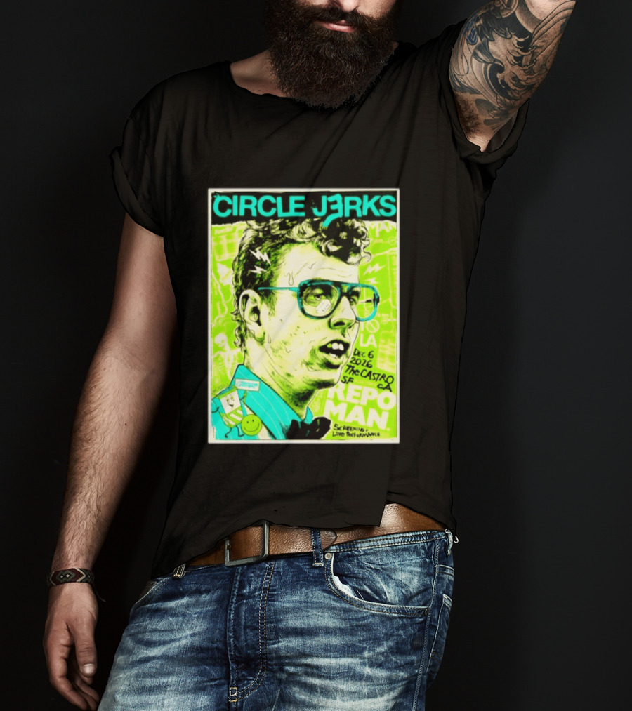 Circle Jerks Repo Man Screening Dec 6 2026 The Castro SF Live Performance T-Shirt