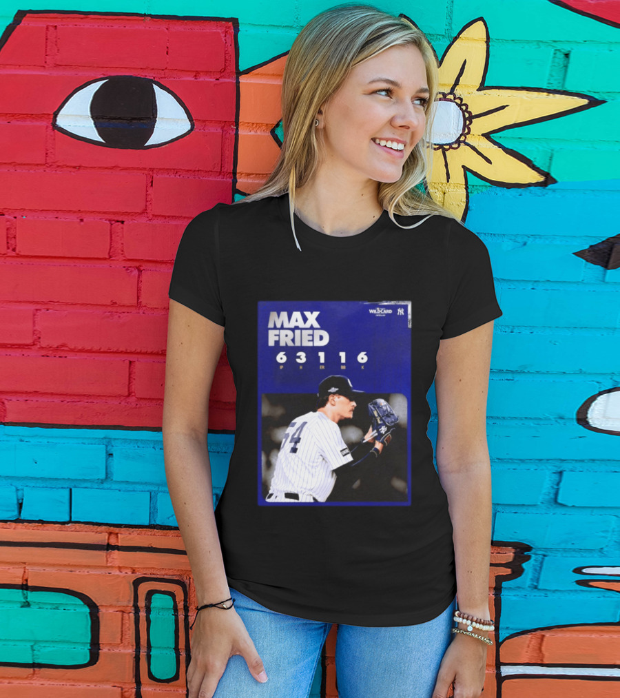 Max Fried 2026 Wild Card New York Yankees Pitching Stats T-Shirt