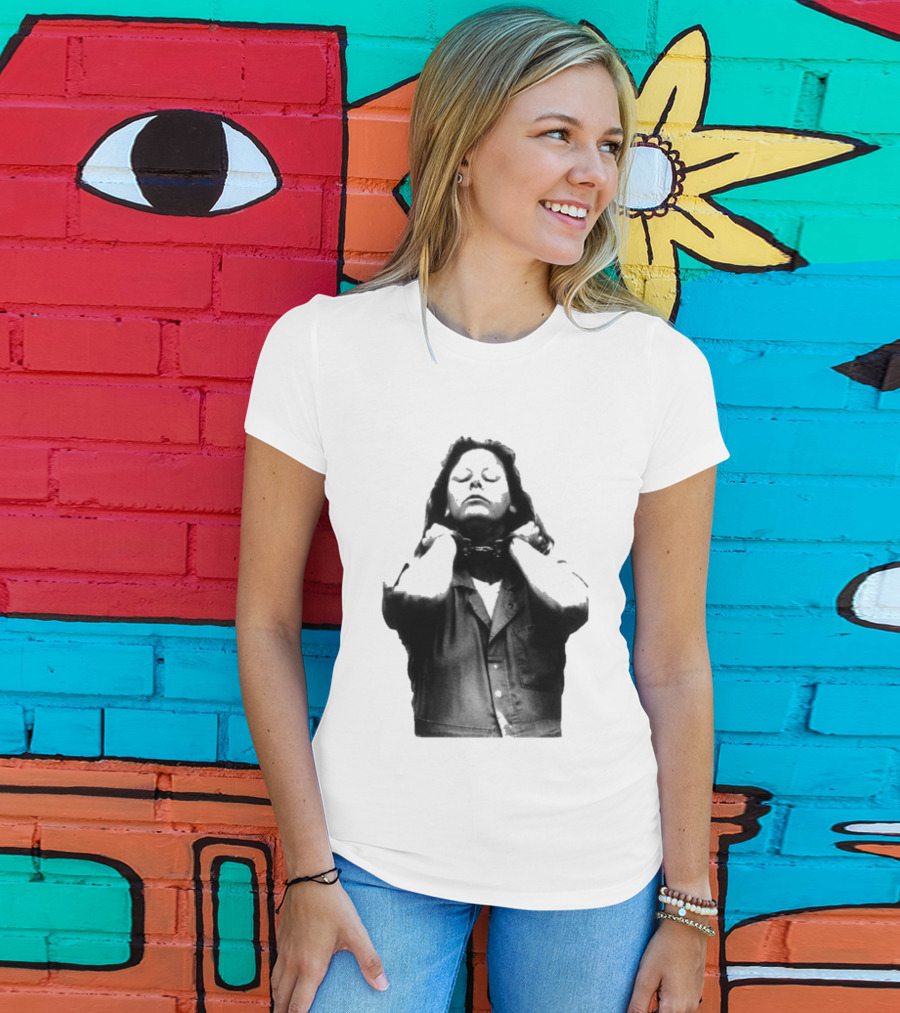 Aileen Wuornos Monochrome Shot Style Image T-Shirt