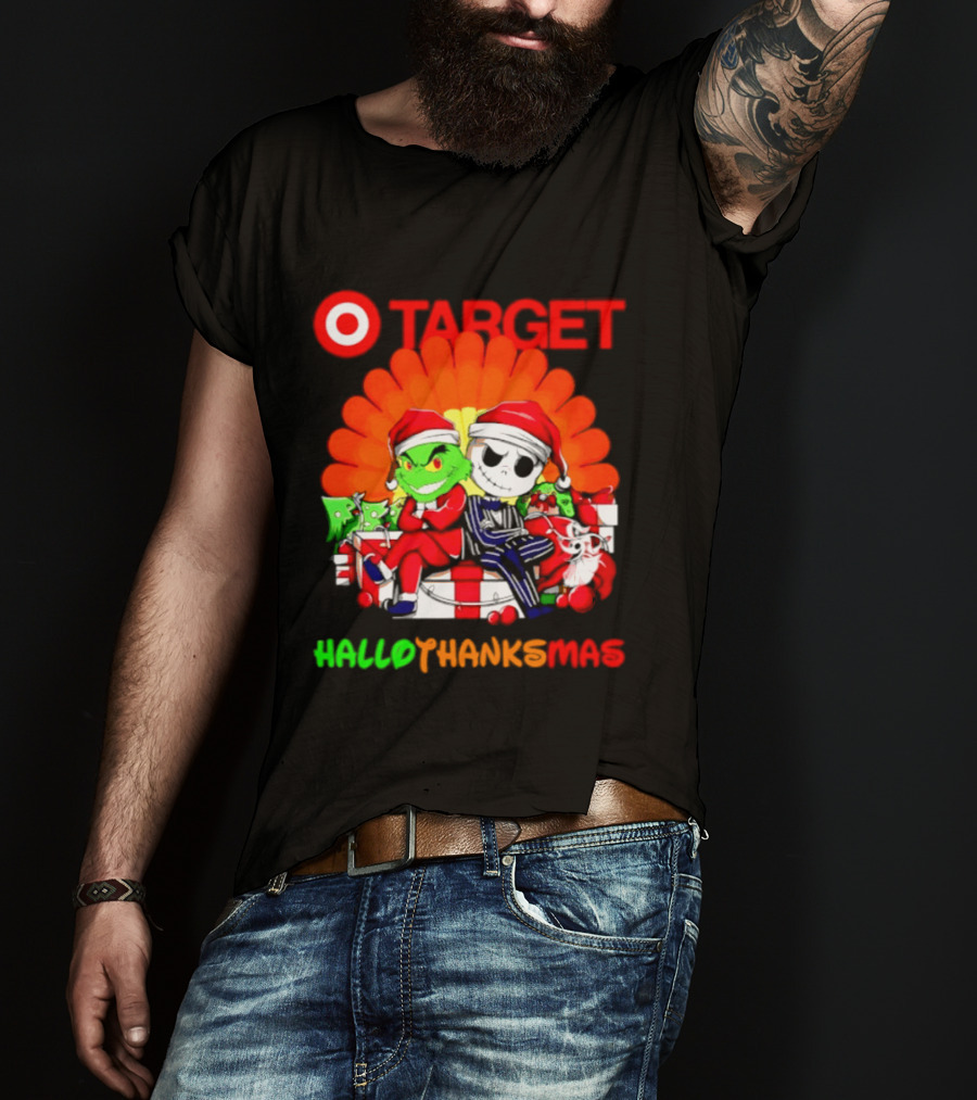 Target Grinch Jack Skellington Hallothanksmas 2026 T-Shirt