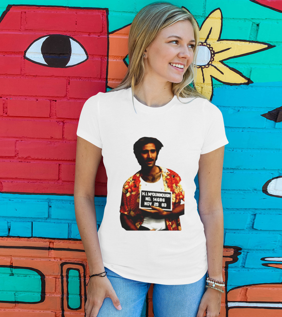 Nicolas Cage HI McDunnough Shot No. 14686 Raising Arizona November 29 83 T-Shirt