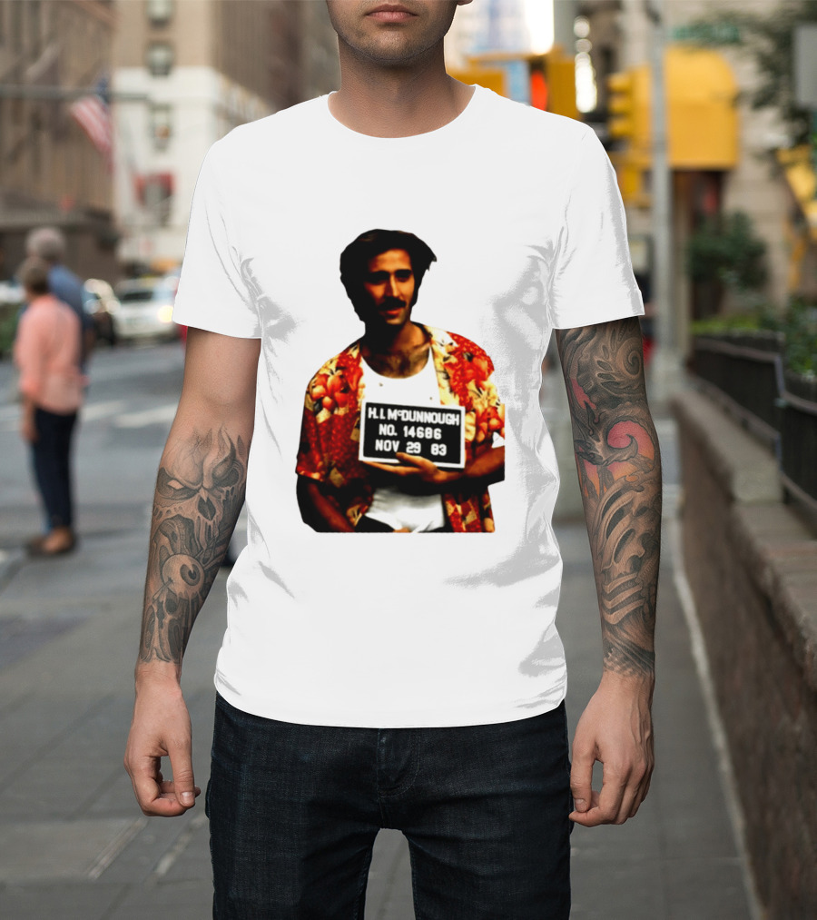Nicolas Cage HI McDunnough Shot No. 14686 Raising Arizona November 29 83 T-Shirt