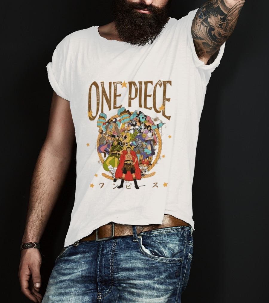 One Piece Elbaph Group Cartoon T-Shirt