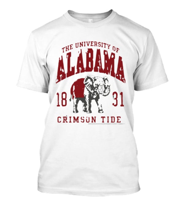 The University Of Alabama 1831 Crimson Tide Elephant T-Shirt
