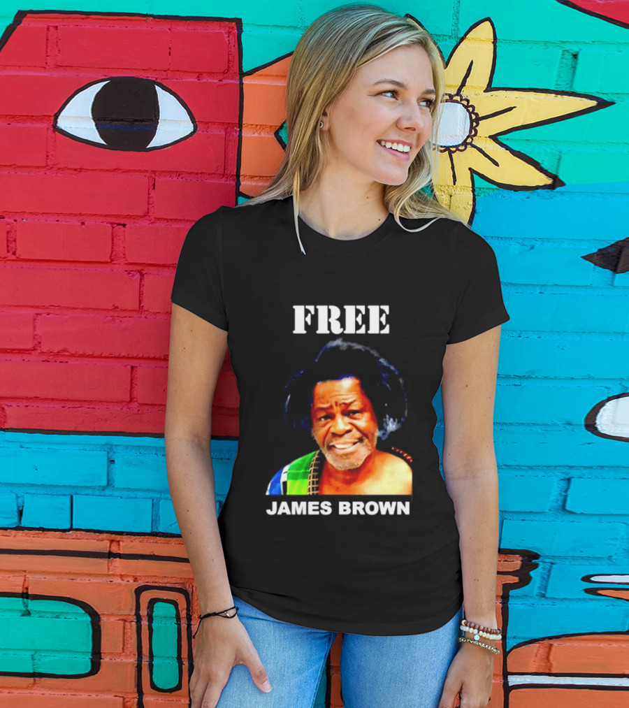 FREE James Brown Godfather Of Soul Funk T-Shirt
