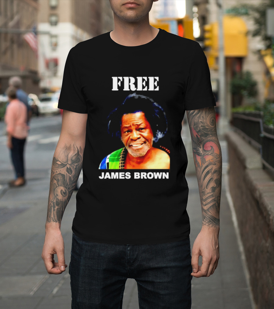 FREE James Brown Godfather Of Soul Funk T-Shirt
