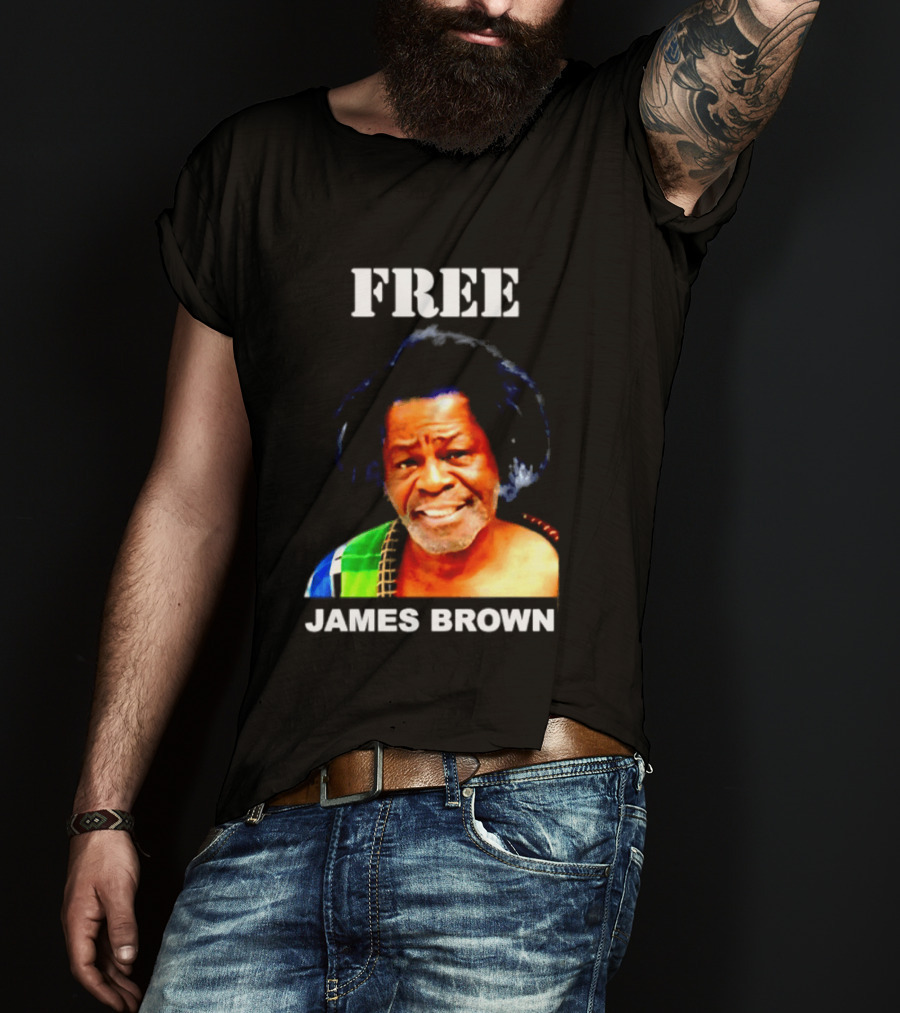 FREE James Brown Godfather Of Soul Funk T-Shirt