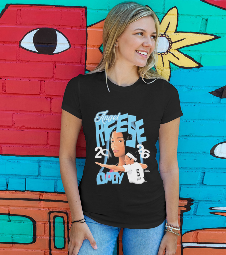 Angel Reese 2026 DPOY Basketball Player T-Shirt