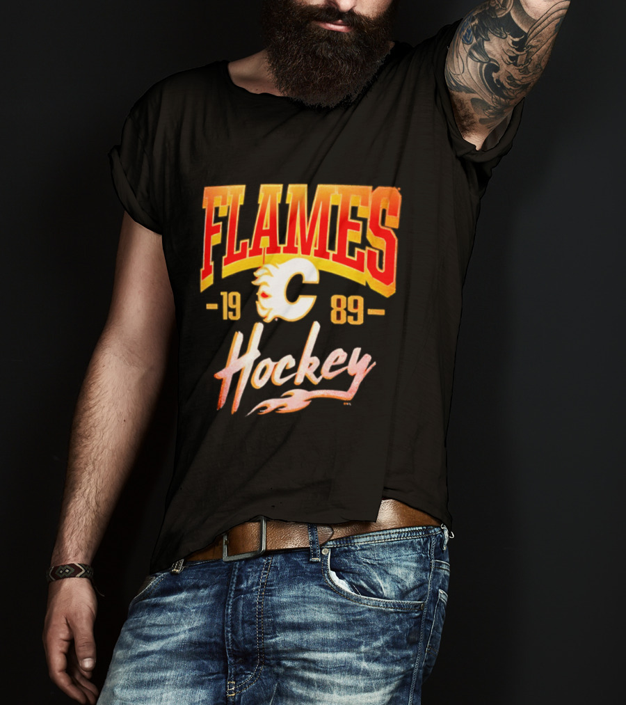 Calgary Flames 1989 Hockey Made To Last T-Shirt