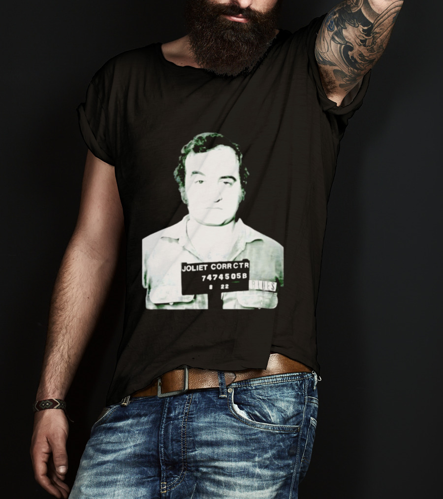 John Belushi Joliet Correctional Blues Shot 7474505B T-Shirt