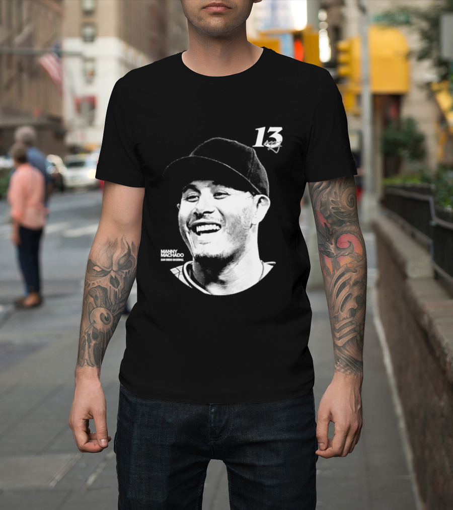 Manny Machado 13 San Diego Padres MLB Lineage Series 2026 T-Shirt