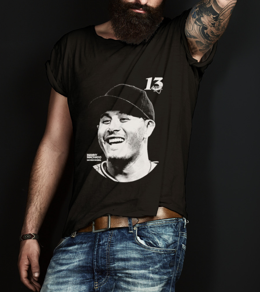 Manny Machado 13 San Diego Padres MLB Lineage Series 2026 T-Shirt