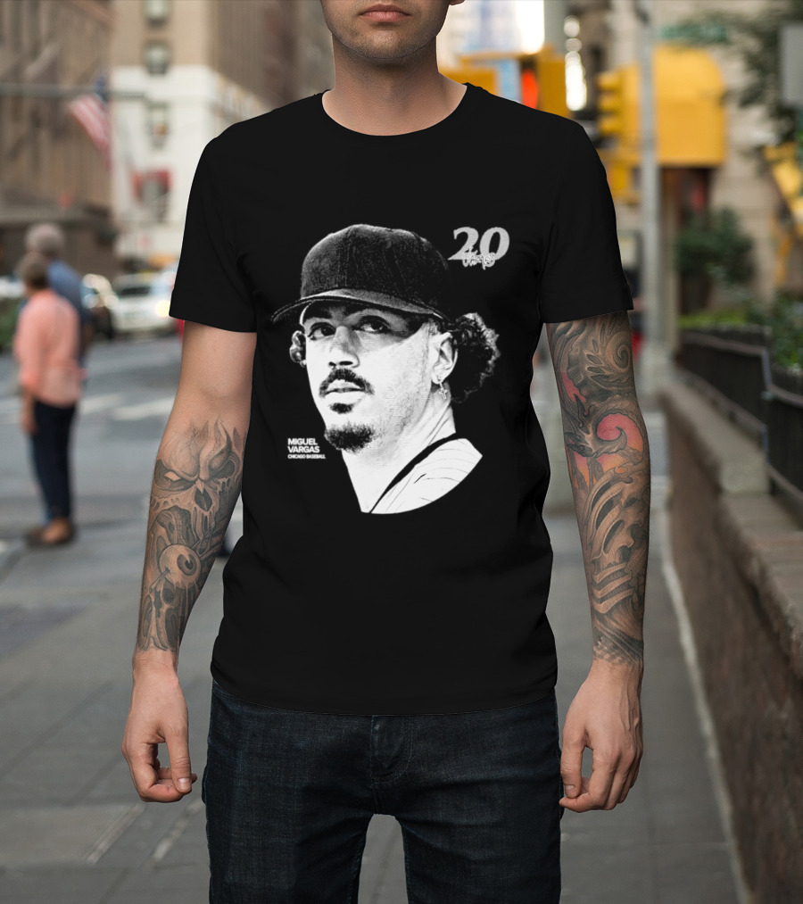 Miguel Vargas 20 Chicago White Sox MLB 2026 Lineage Series T-Shirt