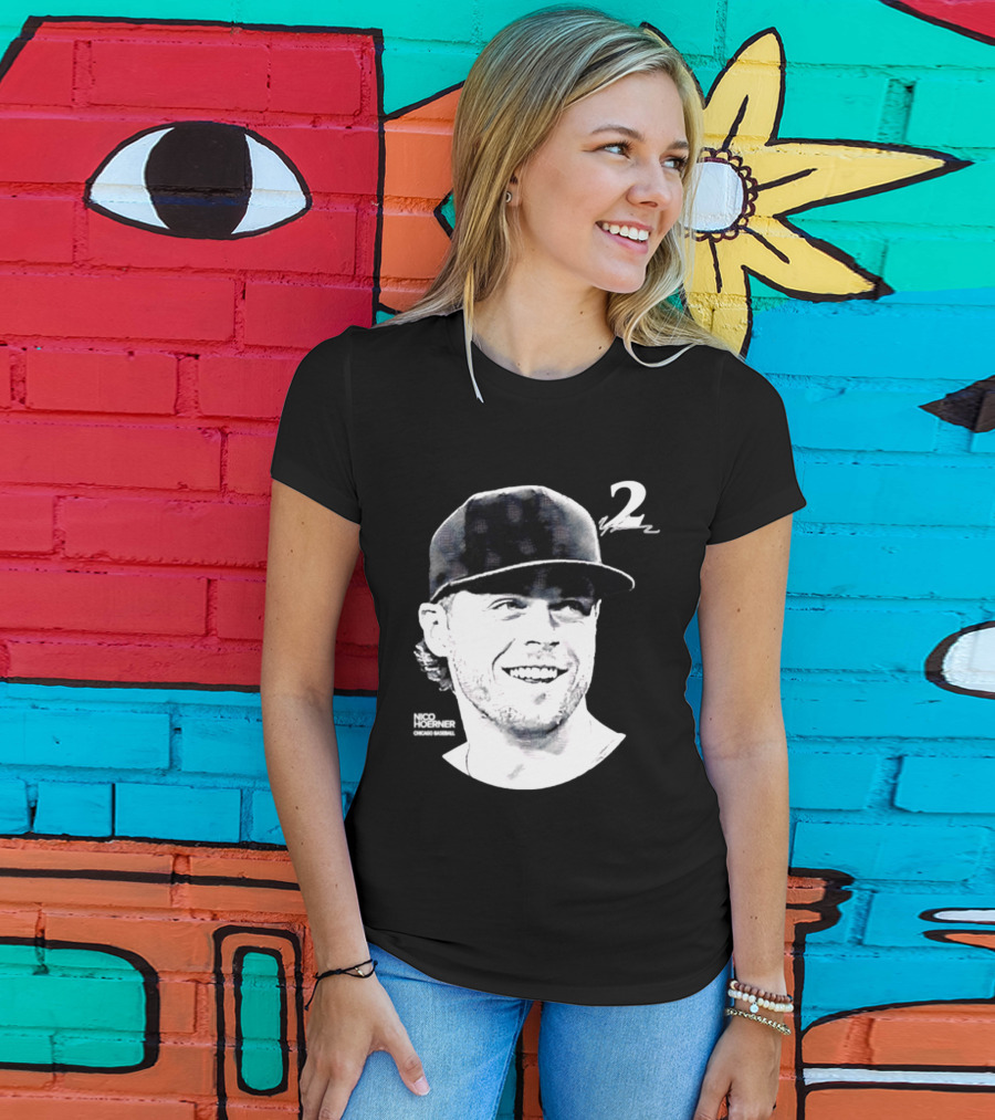 Chicago Cubs Nico Hoerner 2 MLB 2026 Lineage Series T-Shirt