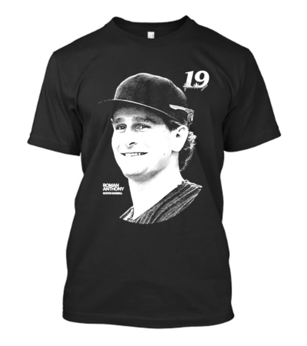 Roman Anthony 19 Boston Red Sox MLB 2026 Lineage Series T-Shirt