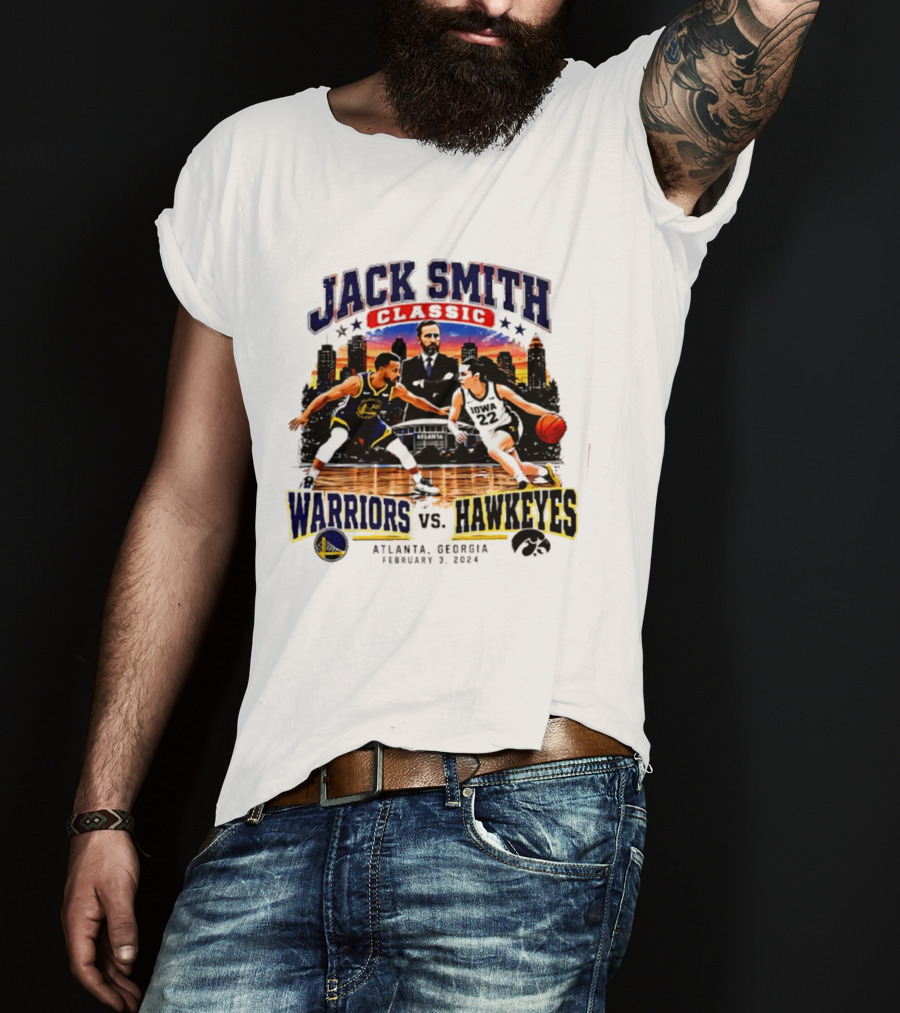 Jack Smith Classic Warriors Vs Hawkeyes Atlanta February 3 2024 T-Shirt