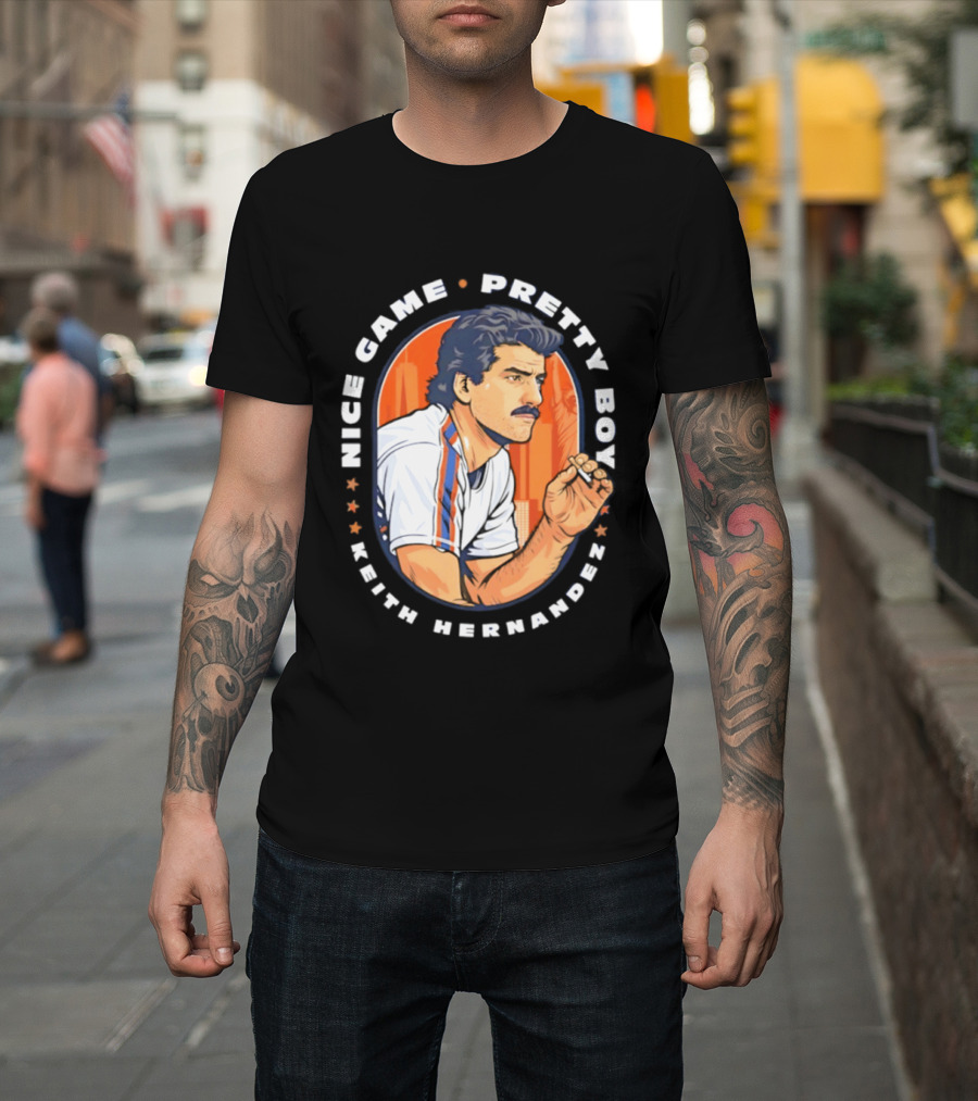 Keith Hernandez New York Mets Nice Game Pretty Boy T-Shirt