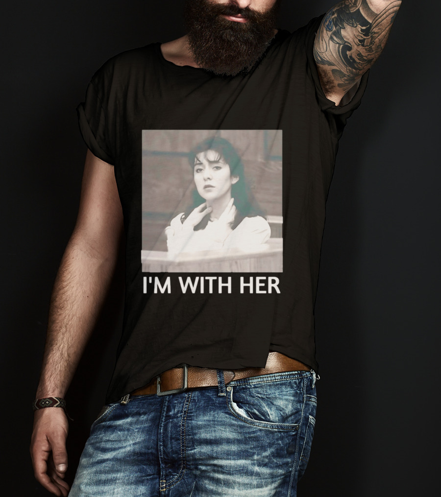 Lorena Bobbitt I'm With Her Courtroom Image T-Shirt
