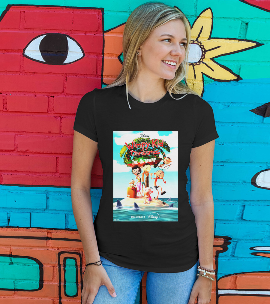 Disney Diary Of A Wimpy Kid Christmas The Getaway December 4 Disney+ T-Shirt
