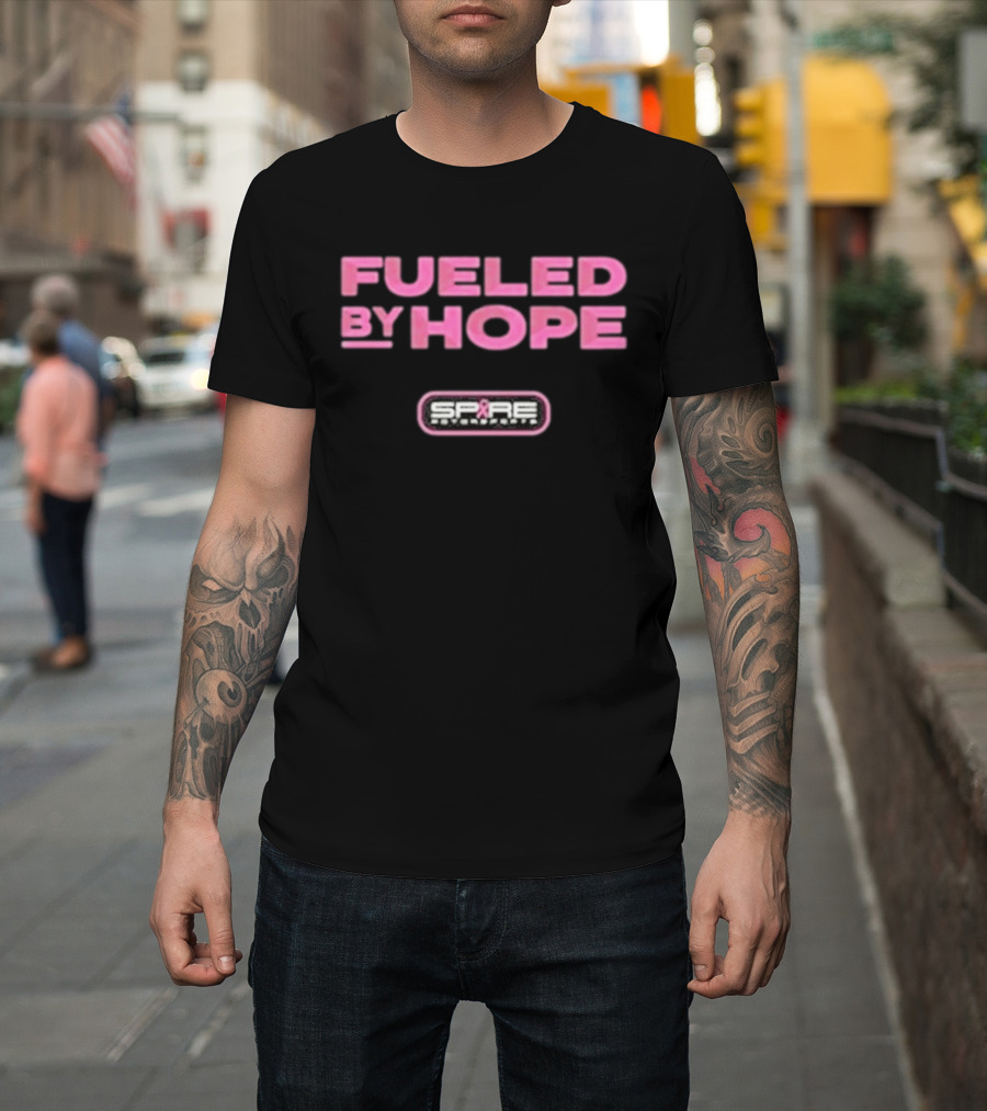 Fueled By Hope Spire Enterprises Pink Ribbon 2026 T-Shirt