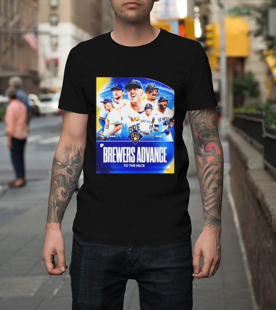 Milwaukee Brewers Advance To The NLCS 2026 Victory Celebration T-Shirt