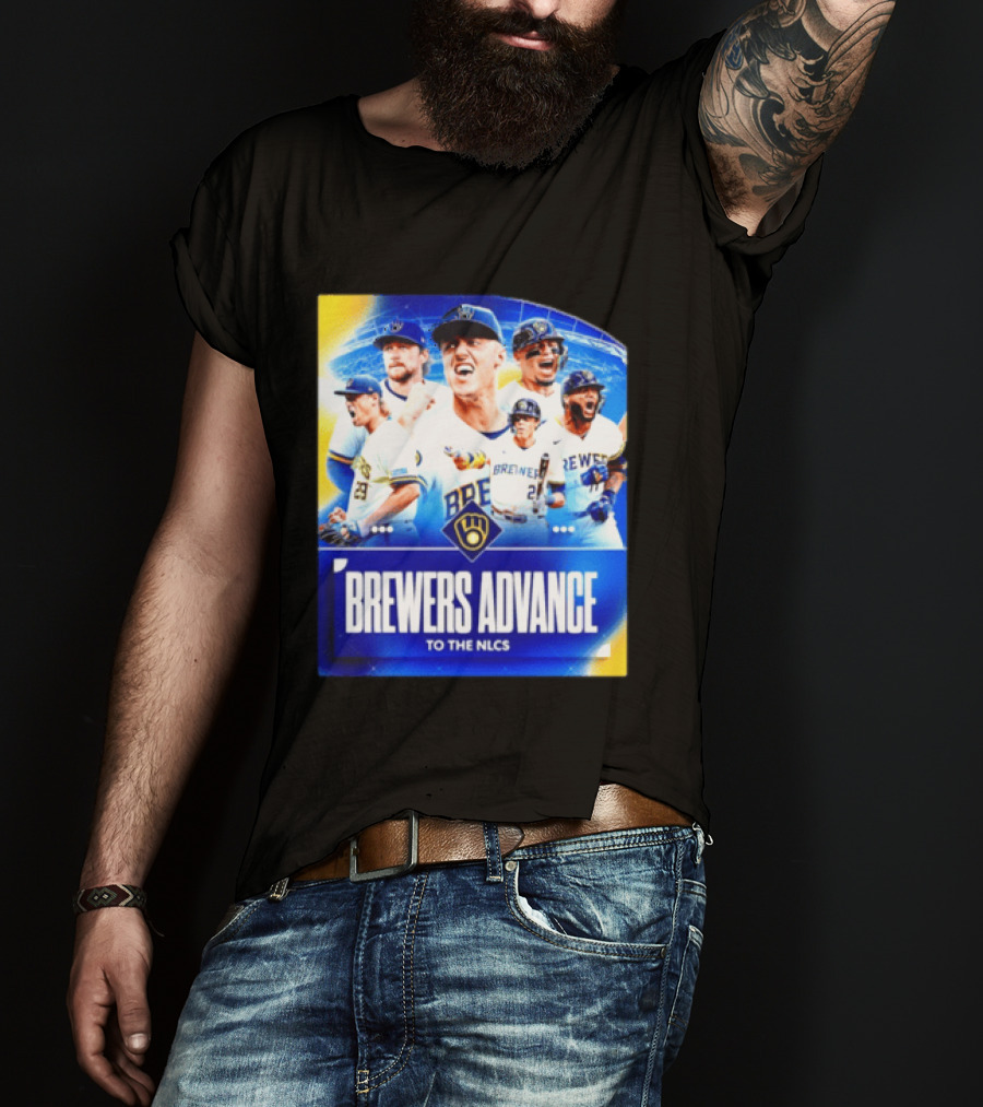 Milwaukee Brewers Advance To The NLCS 2026 Victory Celebration T-Shirt