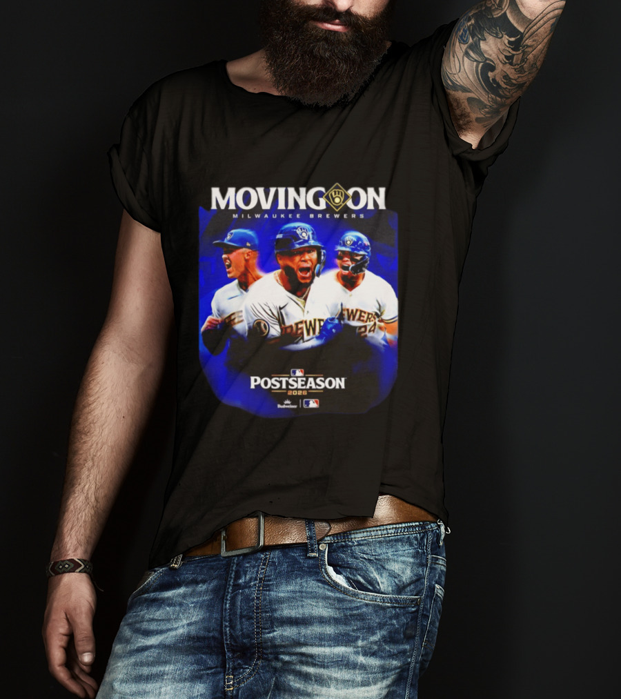 Moving On Milwaukee Brewers Postseason 2026 MLB Celebration T-Shirt