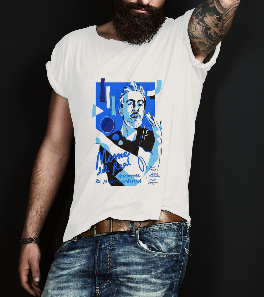 Meme Del Real 09 De Octubre 2026 Metropolitán MX Concert T-Shirt