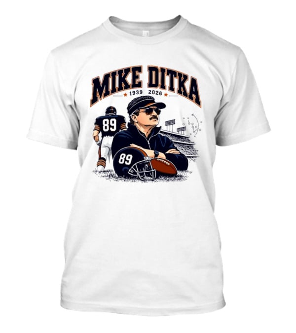 Mike Ditka 1939 2026 Chicago Bears Coach Football Legacy T-Shirt