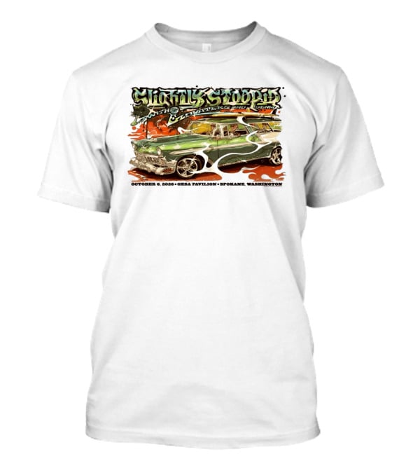 Slightly Stoopid Live With The Elevators And Denim October 6 2026 Gesa Pavilion Spokane WA T-Shirt