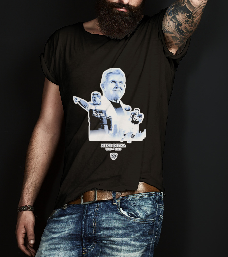 Bears Mike Ditka 1939 2020 Coach Legend Legacy T-Shirt