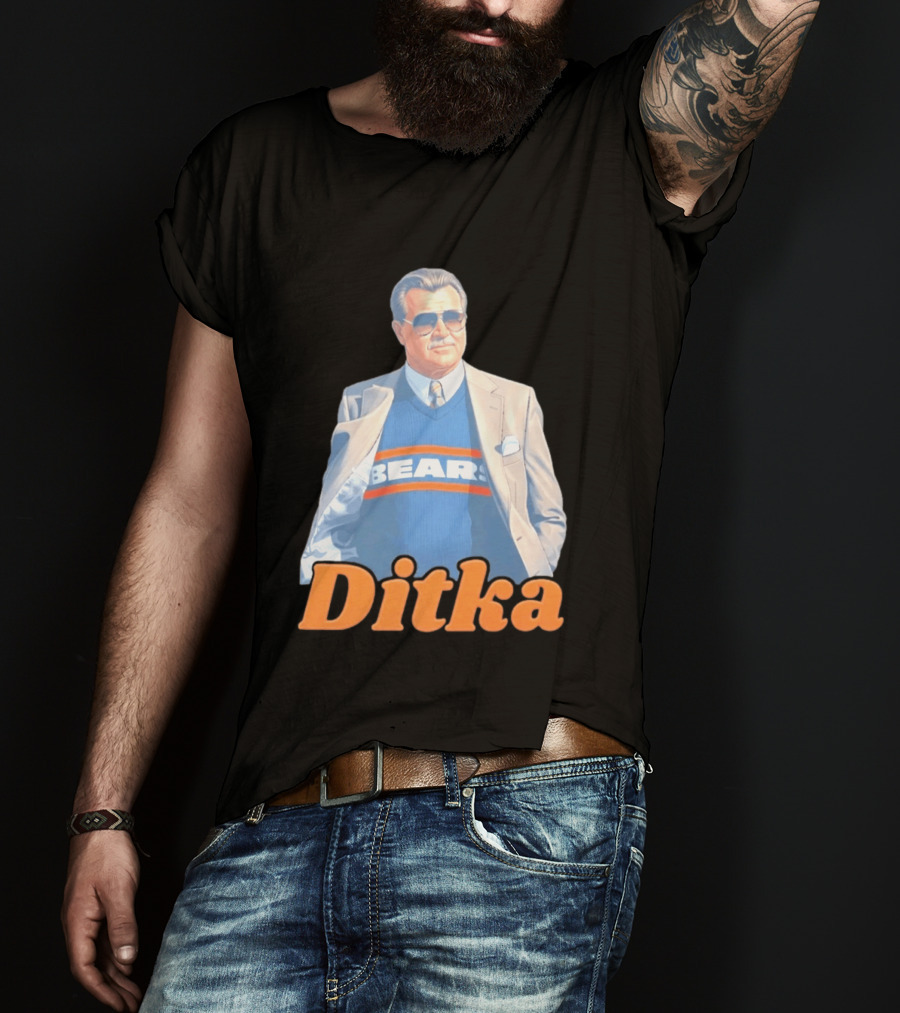 Ditka Bears Chicago Football Coach T-Shirt