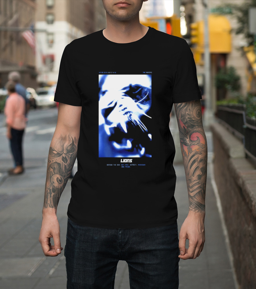 Detroit Lions 2026 Rivalries Collection Loose Fit Boyfriend Lions Inner Strength Outer Toughness Excellence T-Shirt
