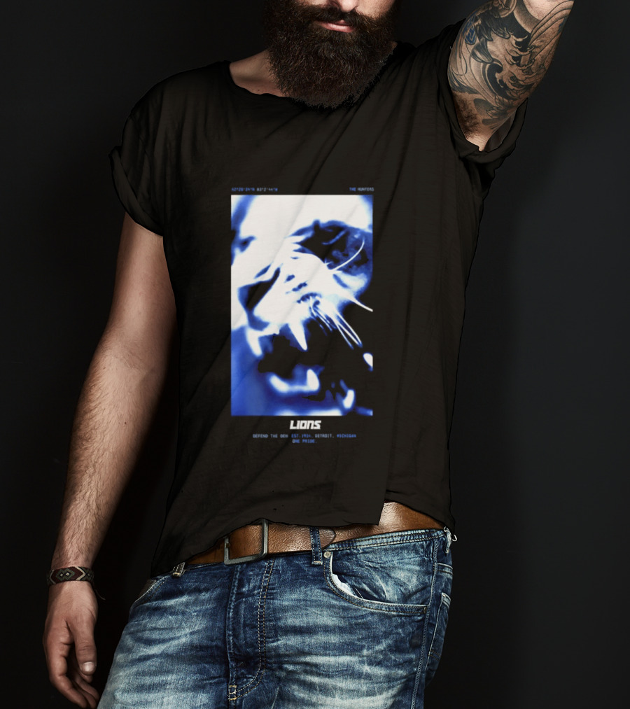 Detroit Lions 2026 Rivalries Collection Loose Fit Boyfriend Lions Inner Strength Outer Toughness Excellence T-Shirt