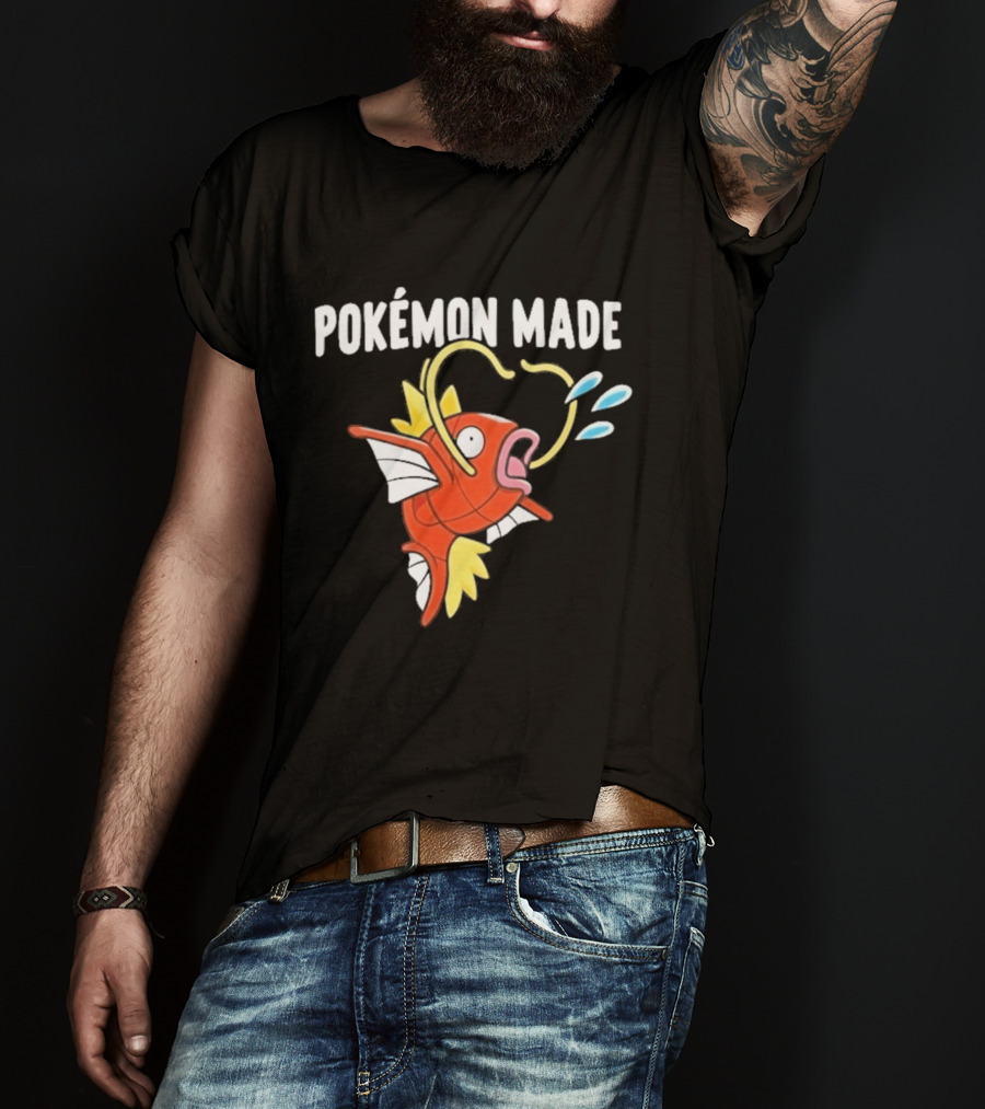 Kim Seokjin Pokémon Made Magikarp T-Shirt