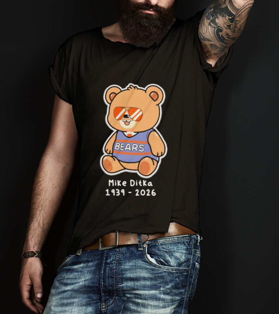 Mike Ditka Bears 1939 2026 Bear Football T-Shirt