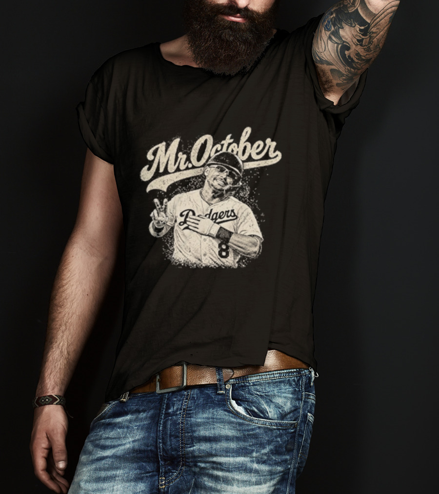 Mr October Dodgers Kike Hernandez Baseball Triumph T-Shirt
