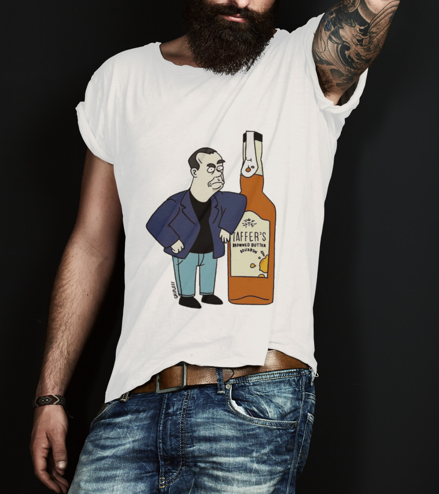 Jon Taffer Cartoon Browning Butter Bourbon Bar Rescue T-Shirt