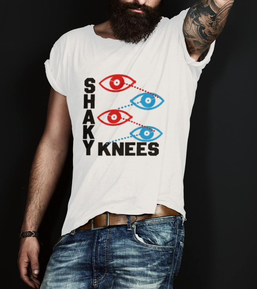 Shaky Knees Festival 2026 Piedmont Park Atlanta GA September 18 20 Red Blue Eye T-Shirt