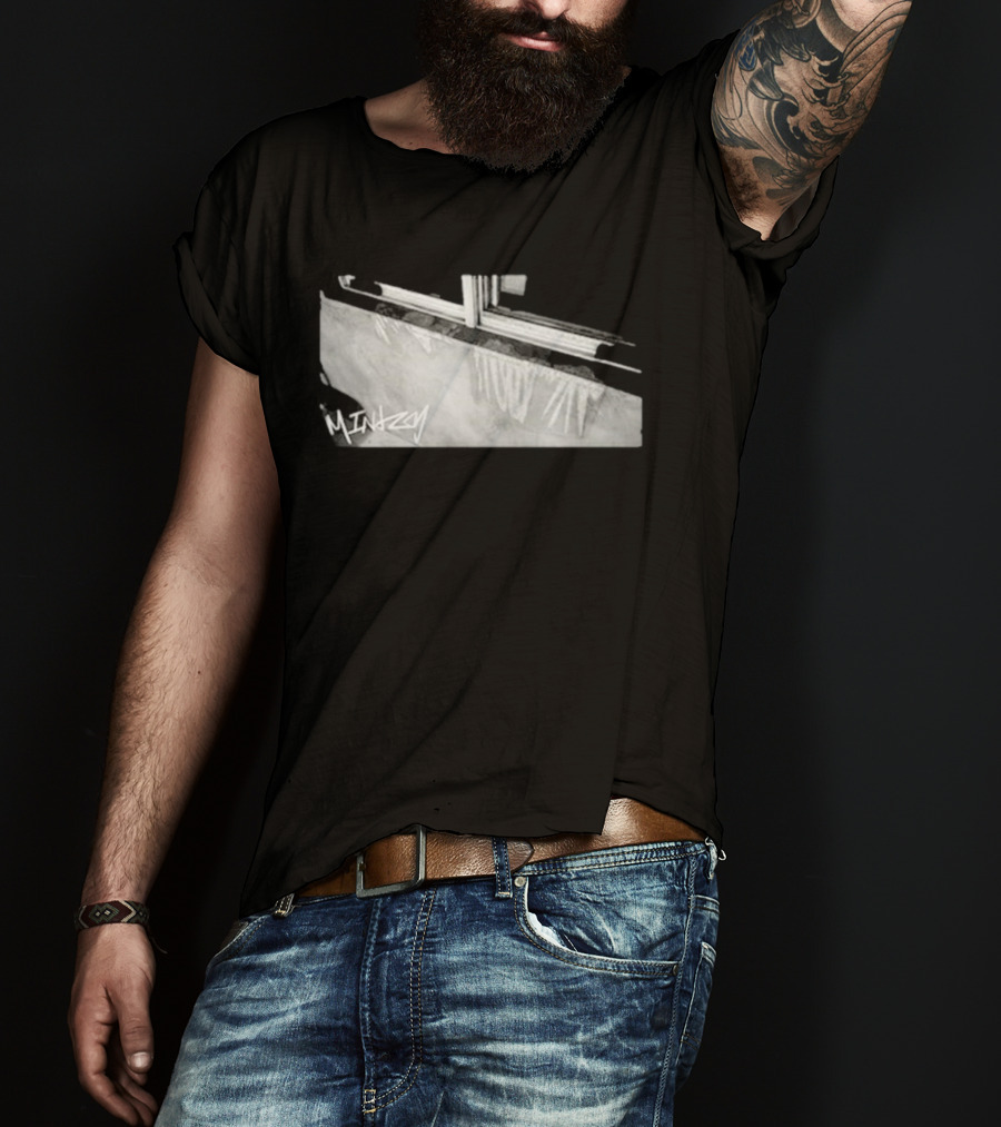 Mintzy Abstract Wall T-Shirt